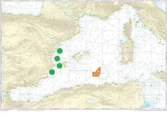 search area drifting yacht